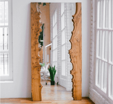 Gharaana Mirrors Akai Wooden Full-Length Mirror